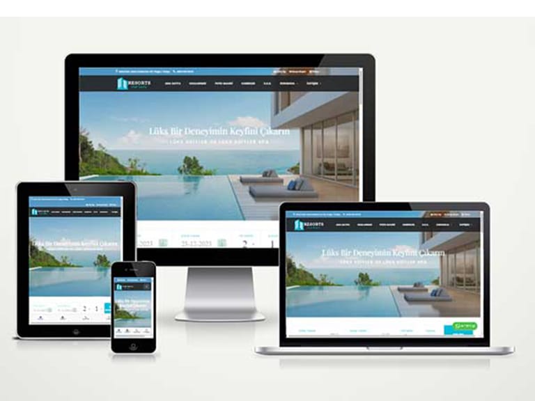 Hazır Otel Web Sitesi Resorts